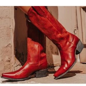 freebird woodlands boot in red 8